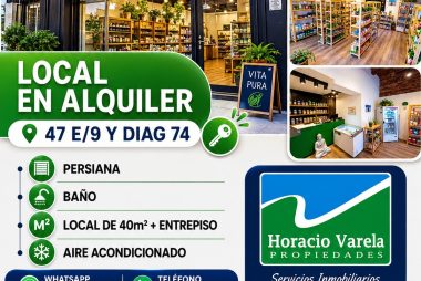Local comercial en alquiler, 47 entre 9 y Diagonal 74